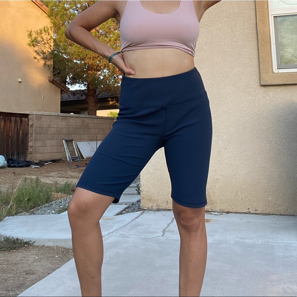 Blue Athletic Bermuda Shorts Size S
